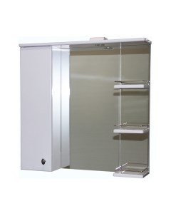 Шкаф с зеркалом для ванной СанитаМебель Камелия-12.85 Д2 Санитамебель