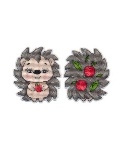 Набор для вышивания Елочная игрушка. Ежик / 1505В Овен