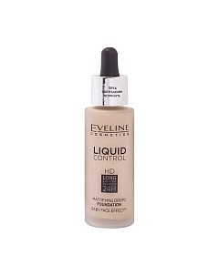 Тональный крем Eveline Cosmetics Cosmetics Liquid Control №010 Light Beige инновационный жидкий Eveline cosmetics