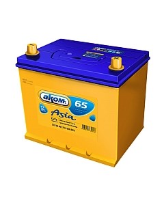 Автомобильный аккумулятор AKOM Asia 6СТ-75VL Akom