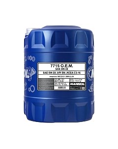 Моторное масло Mannol OEM 5W30 SN/SM/CF / MN7715-20