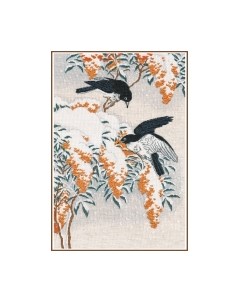 Набор для вышивания Мухоловки в снегу / 1244В Овен