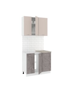 Кухонный гарнитур Кортекс-мебель Корнелия Лира 1.0м