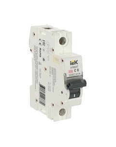 Выключатель автоматический IEK AR-M10N-1-C006 Iek