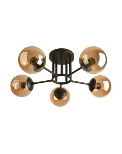 Потолочный светильник Mirastyle BL-8256/5 BK