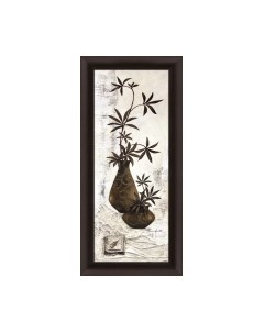 Картина Декарт Цветы венге в темной вазе 1 8Л1309