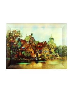 Картина Декарт Старый итальянский городок 8Л1963