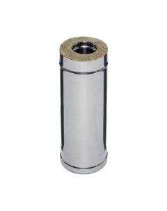 Труба вытяжная Ferrum 0.5м 430/0.8мм Ф110x200 / f3931