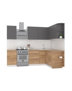 Кухонный гарнитур Интермебель Микс Топ-15 2.0x1.6м правая