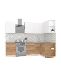 Кухонный гарнитур Интермебель Микс Топ-13 2.1x1.5м правая