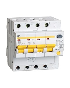 Дифференциальный автомат IEK MAD10-4-050-C-030 Iek