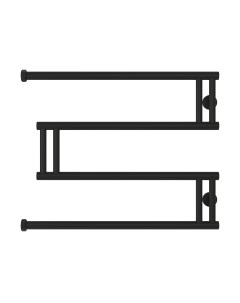 Полотенцесушитель водяной Сунержа High-Tech M+ 50x65 / 31-4050-5065