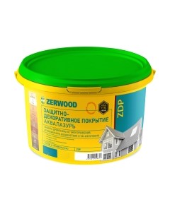Защитно-декоративный состав ZDP Аквалазурь Zerwood