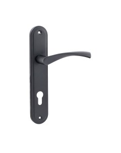 Ручка дверная Аллюр 103-1 85мм BL