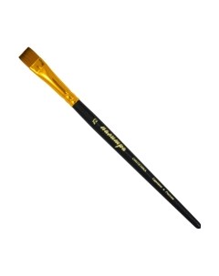 Кисть для рисования ПАЛИТРА Синтетика плоская 12 / пЖS2-12,05Ж Палитра