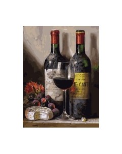 Картина по номерам Вино, сыр и виноград / 319-AS Белоснежка