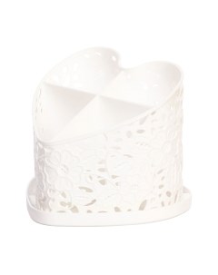 Органайзер для столовых приборов Альтернатива Сердце / М6252