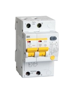 Дифференциальный автомат IEK АД-12 50А 30мА / MAD10-2-050-C-030 Iek