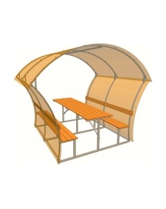 Беседка ИМпласт Лайт Плюс 1.9x1.7м / 20x20мм Импласт