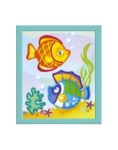 Набор для вышивания Морские рыбки / РТ-0062 Риолис