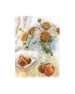 Набор для вышивания Букет садовых лютиков / НВ-597М М.п.студия