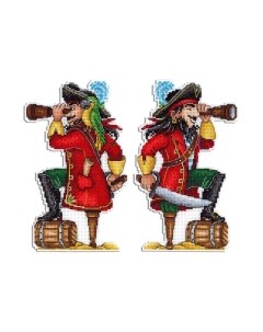 Набор для вышивания Отважный пират / Р-450М М.п.студия