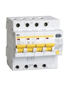 Дифференциальный автомат IEK MAD10-4-040-C-030 Iek