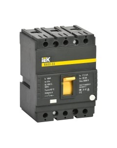 Выключатель автоматический IEK ВА 88-33 3п 160А 35кА С / SVA20-3-0160 Iek
