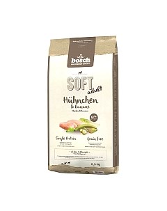 Полувлажный корм для собак Bosch Petfood Soft Adult Chicken&Banana Bosch petfood