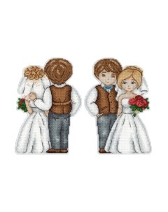 Набор для вышивания Жених и невеста / Р-276М М.п.студия