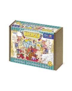 Пазл Нескучные игры Цирк. Фигурный деревянный пазл / 8328