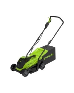 Газонокосилка аккумуляторная Greenworks GD24LM33K2 бесщеточная 24V 33см / 2516107UA