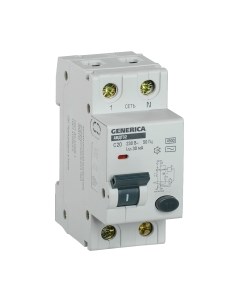 Выключатель автоматический Generica АВДТ 32 С20 / MAD25-5-020-C-30