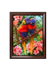 Набор алмазной вышивки Лори в джунглях / АЖ-1873 Алмазная живопись