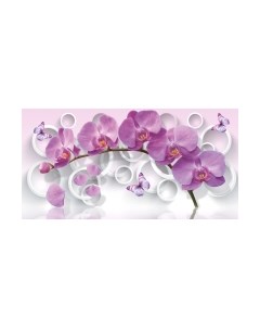 Фотообои листовые Citydecor Цветочная абстракция 11 3D