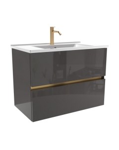 Тумба с умывальником ЗОВ Лира 80 / L80MWFMLGVG-OL80 Зов