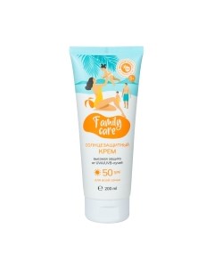 Крем солнцезащитный Family Cosmetics Family Sun Для всей семьи SPF 50+ Family cosmetics