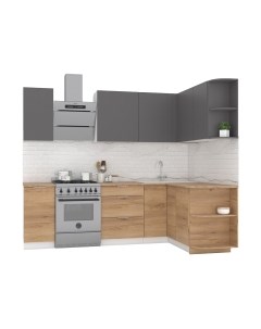 Кухонный гарнитур Интермебель Микс Топ-11 1.9x1.5м правая