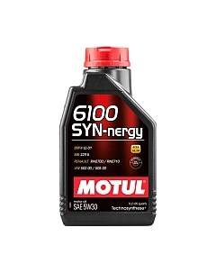 Моторное масло 6100 SYN-NERGY 5W30 / 107970 Motul