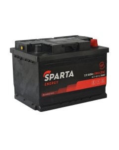 Автомобильный аккумулятор Energy 6СТ-60 LB Евро 590A Sparta