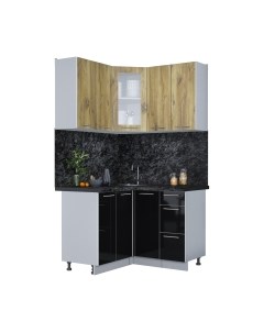 Кухонный гарнитур Интерлиния Мила Пластик 1.2x1.2