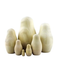 Набор заготовок для творчества Брестская Фабрика Сувениров Русская матрешка / blank7 Брестская фабрика сувениров