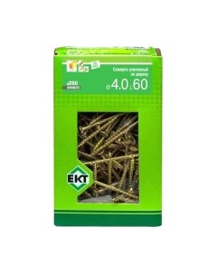 Саморез ЕКТ Усиленный по дереву 4.0x60 потайной / BW000225 Ект