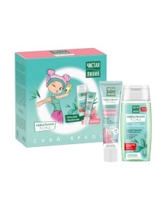 Набор косметики для лица Идеальная Кожа 2023 ВВ-крем 40мл+Гель для умывания 100мл Чистая линия