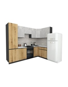 Кухонный гарнитур ВерсоМебель Эко-8 1.4x2.7 правая Версомебель