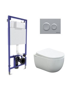 Унитаз подвесной с инсталляцией Berges Ventas Rimless / 043240