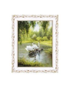 Картина Декарт Лебеди на пруду 8Л2434