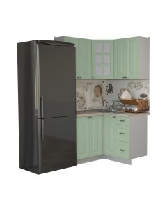 Кухонный гарнитур Интерлиния Мила Деко 1.2x1.2