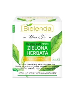 Крем для лица Bielenda Зеленый чай регулирующий ночной