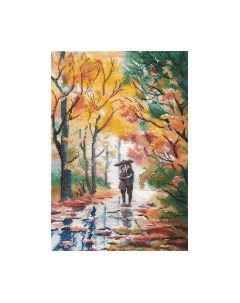 Набор для вышивания Осенняя прогулка / 1354В Овен